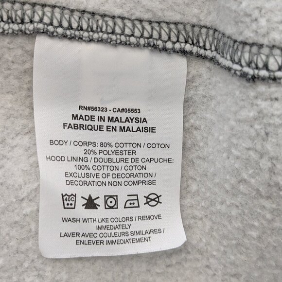 Men's Nike Fleece Hoodie Size XL Gray . - Picture 8 of 8